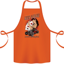 Aces Garage Hotrod Hot Rod Dragster Car Cotton Apron 100% Organic Orange