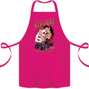Aces Garage Hotrod Hot Rod Dragster Car Cotton Apron 100% Organic Pink