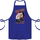 Aces Garage Hotrod Hot Rod Dragster Car Cotton Apron 100% Organic Royal Blue