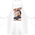 Aces Garage Hotrod Hot Rod Dragster Car Cotton Apron 100% Organic White