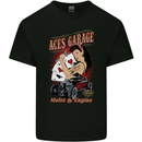 Aces Garage Hotrod Hot Rod Dragster Car Kids T-Shirt Childrens Black