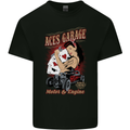 Aces Garage Hotrod Hot Rod Dragster Car Mens Cotton T-Shirt Tee Top Black