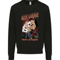 Aces Garage Hotrod Hot Rod Dragster Car Mens Sweatshirt Jumper Black