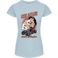 Aces Garage Hotrod Hot Rod Dragster Car Womens Petite Cut T-Shirt Light Blue