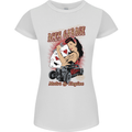 Aces Garage Hotrod Hot Rod Dragster Car Womens Petite Cut T-Shirt White