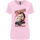 Aces Garage Hotrod Hot Rod Dragster Car Womens Wider Cut T-Shirt Light Pink