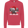 Acid Christmas Skulls Mens Sweatshirt Jumper Heliconia