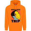 Acid Have a Nice Trip Drugs LSD Trippy Mens 80% Cotton Hoodie Orange