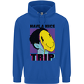 Acid Have a Nice Trip Drugs LSD Trippy Mens 80% Cotton Hoodie Royal Blue