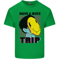 Acid Have a Nice Trip Drugs LSD Trippy Mens Cotton T-Shirt Tee Top Irish Green