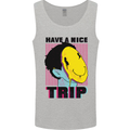 Acid Have a Nice Trip Drugs LSD Trippy Mens Vest Tank Top Sports Grey