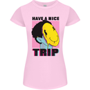 Acid Have a Nice Trip Drugs LSD Trippy Womens Petite Cut T-Shirt Light Pink