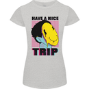 Acid Have a Nice Trip Drugs LSD Trippy Womens Petite Cut T-Shirt Sports Grey