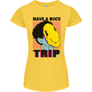 Acid Have a Nice Trip Drugs LSD Trippy Womens Petite Cut T-Shirt Yellow