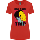 Acid Have a Nice Trip Drugs LSD Trippy Womens Wider Cut T-Shirt Red