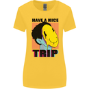 Acid Have a Nice Trip Drugs LSD Trippy Womens Wider Cut T-Shirt Yellow