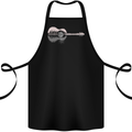 Acoustic Guitar Reflection Cotton Apron 100% Organic Black