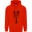 Acoustic Guitar Tree Guitarist Music Band Childrens Kids Hoodie Bright Red