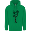 Acoustic Guitar Tree Guitarist Music Band Childrens Kids Hoodie Irish Green
