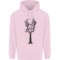 Acoustic Guitar Tree Guitarist Music Band Childrens Kids Hoodie Light Pink