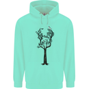Acoustic Guitar Tree Guitarist Music Band Childrens Kids Hoodie Peppermint