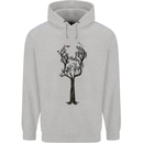 Acoustic Guitar Tree Guitarist Music Band Childrens Kids Hoodie Sports Grey