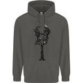 Acoustic Guitar Tree Guitarist Music Band Childrens Kids Hoodie Storm Grey