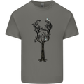 Acoustic Guitar Tree Guitarist Music Band Kids T-Shirt Childrens Charcoal