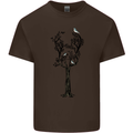 Acoustic Guitar Tree Guitarist Music Band Kids T-Shirt Childrens Chocolate
