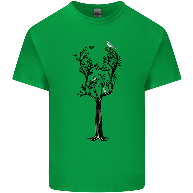 Acoustic Guitar Tree Guitarist Music Band Kids T-Shirt Childrens Irish Green