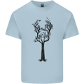 Acoustic Guitar Tree Guitarist Music Band Kids T-Shirt Childrens Light Blue