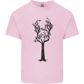Acoustic Guitar Tree Guitarist Music Band Kids T-Shirt Childrens Light Pink