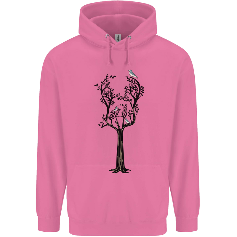 Acoustic Guitar Tree Guitarist Music Band Mens 80% Cotton Hoodie Azelea
