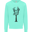 Acoustic Guitar Tree Guitarist Music Band Mens Sweatshirt Jumper Peppermint