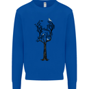 Acoustic Guitar Tree Guitarist Music Band Mens Sweatshirt Jumper Royal Blue