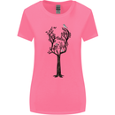 Acoustic Guitar Tree Guitarist Music Band Womens Wider Cut T-Shirt Azalea