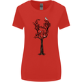 Acoustic Guitar Tree Guitarist Music Band Womens Wider Cut T-Shirt Red