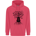 Acoustic Guitar Tree Roots Guitarist Music Childrens Kids Hoodie Heliconia