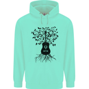 Acoustic Guitar Tree Roots Guitarist Music Childrens Kids Hoodie Peppermint