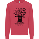 Acoustic Guitar Tree Roots Guitarist Music Kids Sweatshirt Jumper Heliconia