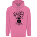 Acoustic Guitar Tree Roots Guitarist Music Mens 80% Cotton Hoodie Azelea