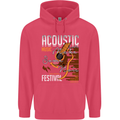 Acoustic Music Country & Western Guitar Childrens Kids Hoodie Heliconia