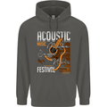 Acoustic Music Country & Western Guitar Childrens Kids Hoodie Storm Grey