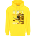 Acoustic Music Country & Western Guitar Childrens Kids Hoodie Yellow