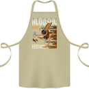 Acoustic Music Country & Western Guitar Cotton Apron 100% Organic Khaki
