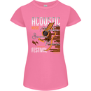 Acoustic Music Country & Western Guitar Womens Petite Cut T-Shirt Azalea