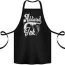 Addicted Ink Tattoo Tattooist Biker Art Cotton Apron 100% Organic Black