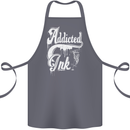 Addicted Ink Tattoo Tattooist Biker Art Cotton Apron 100% Organic Steel
