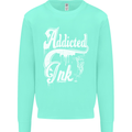 Addicted Ink Tattoo Tattooist Biker Art Mens Sweatshirt Jumper Peppermint