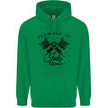 Addicted to Ink Tattoo Artist Childrens Kids Hoodie Irish Green